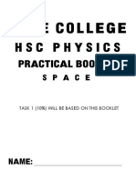 Space Practical Booklet
