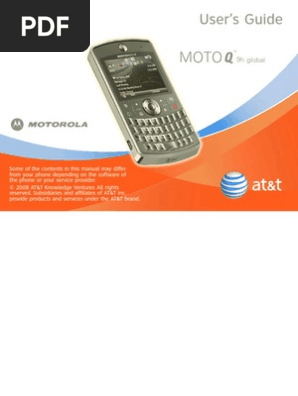 Motorola Moto Q9h For Att Pdf Battery Charger Subscriber Identity Module