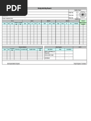 Daily Activity Report