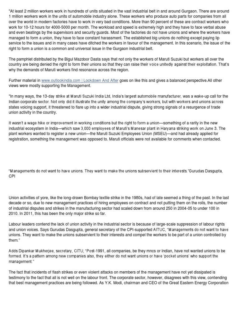 Strike Trade Union Strike Action