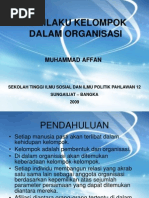 Download PERILAKU KELOMPOK DALAM ORGANISASIppt by uccahati SN244856338 doc pdf