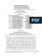 Settlement Order in Respect of Dasharath S. Mahadevia and Others in The Matter of M/s Tak Machinery & Leasing Ltd. (Now Known As "M/s Mangal Credit and Fincorp Limited)