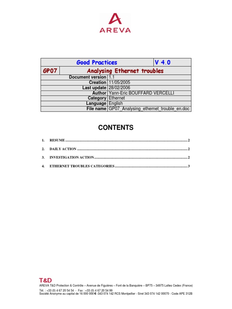 Ethernet Troubleshooting Guide | PDF | Ethernet | Areas Of Computer Science