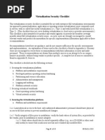 Virtualization Security Checklist 26Oct2010 Research