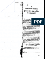 La Retórica de La Ciencia Poder y Deber en Un Artículo de Ciencia Exacta