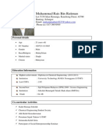Curriculum Vitae - Rais PDF