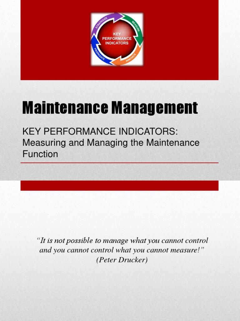 Key Performance Indicators in Maintenance | PDF | Performance Indicator ...