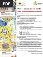 Cartaz Concurso "Vamos Escrever Um Conto"