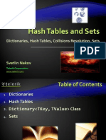 Hash Tables and Sets