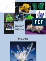 Intro To Minerals