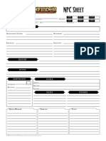 NPC Sheet: STR DEX CON INT WIS CHA First Impressions