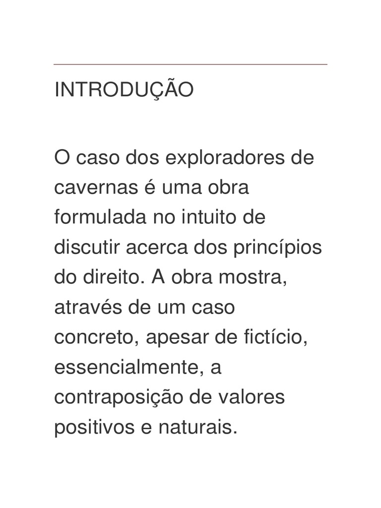 Resenha o Caso Dos Exploradores de