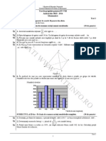 CINCI Modele Oficiale Cu Bareme - Evaluare Nationala Matematica 2013 - 2014 - 2015
