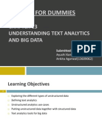 Understanding Text Analytics Big Data Chapter