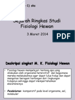 Sejarah Ringkas Studi Fisiologi Hewan PDF