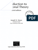 Introduction To Post Tonal Theory