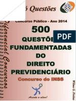 Direito Previdenciário-concurso Inss - Apostila