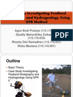 Case Study Investigating Peatland Stratigraphy and Hydrogeology Using GPR Method