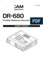 Tascam DR680 PDF