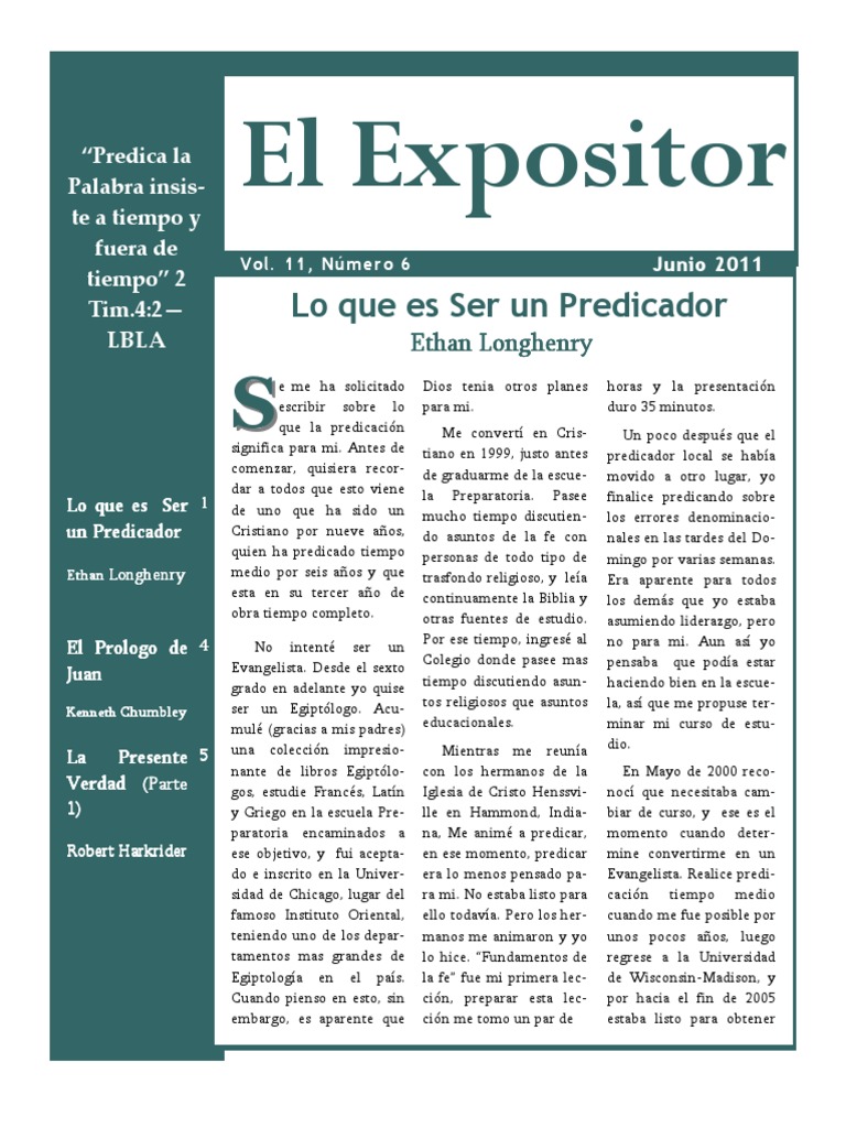 Lo que es ser un Predicador.pdf Cristo (título) Evangelios