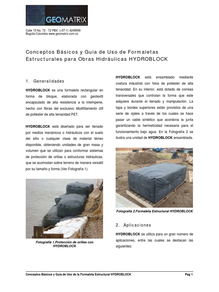 3.8 Guia de Uso Hydroblock | PDF | Fotografía aérea | Science
