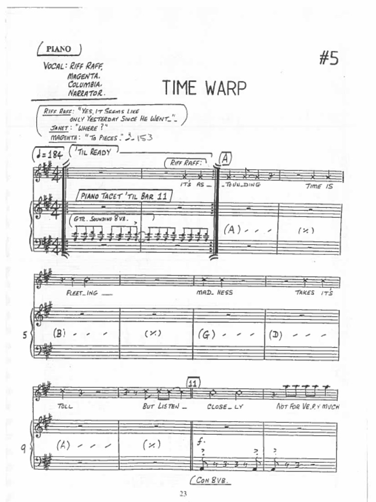 Time Warp Pdf