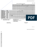 Planilla de Asistencia Mes de Marzo: Empresa Constructora ECOCEL Ltda