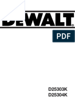 Manual Usuario Dewalt MARTILLO ROTATIVO CON PERCUSIÓN D25303K D25304K
