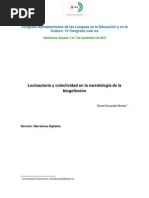 Lectoautoría y Colectividad en La Narratología de La Blogoficción