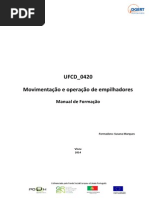 Manual de Formação UFCD_0420 Movimentação e Operação de Empilhadores