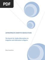 Download Appropriate Dispute Resolution by Okey Uzoechina SN24492949 doc pdf
