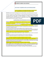 De La Forma de Pago Y Ejemplo de Las Estimaciones: Barroso Carrera Juan Antonio