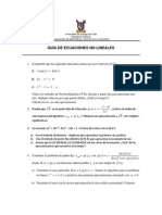 Guía 2- Ecuaciones No Linales