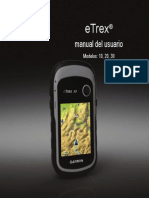 Manual de Usuario GPS Garmin - ME Terrero Etrex 10-20-30