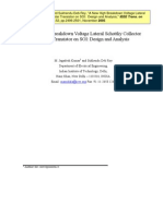 A New High Breakdown Voltage Lateral Schottky Collector Bipolar Transistor on SOI