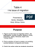 Migration Issues Summary Presentation