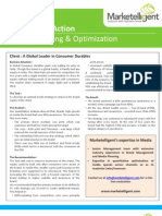 Analytics in Action - How Marketelligent Helped a CPG Company Optimize Its Media Planning