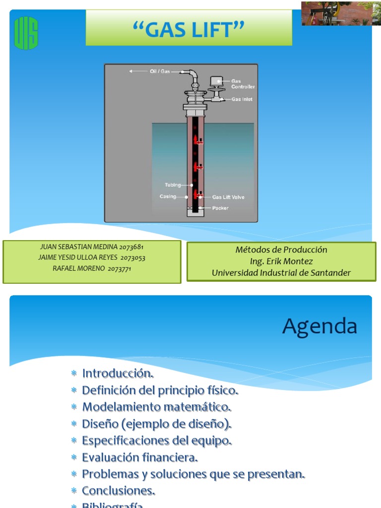 Gas Lift PDF Presión Gases