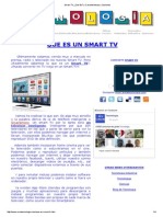 Smart TV ¿Que Es - y Caracteristicas y Opciones PDF