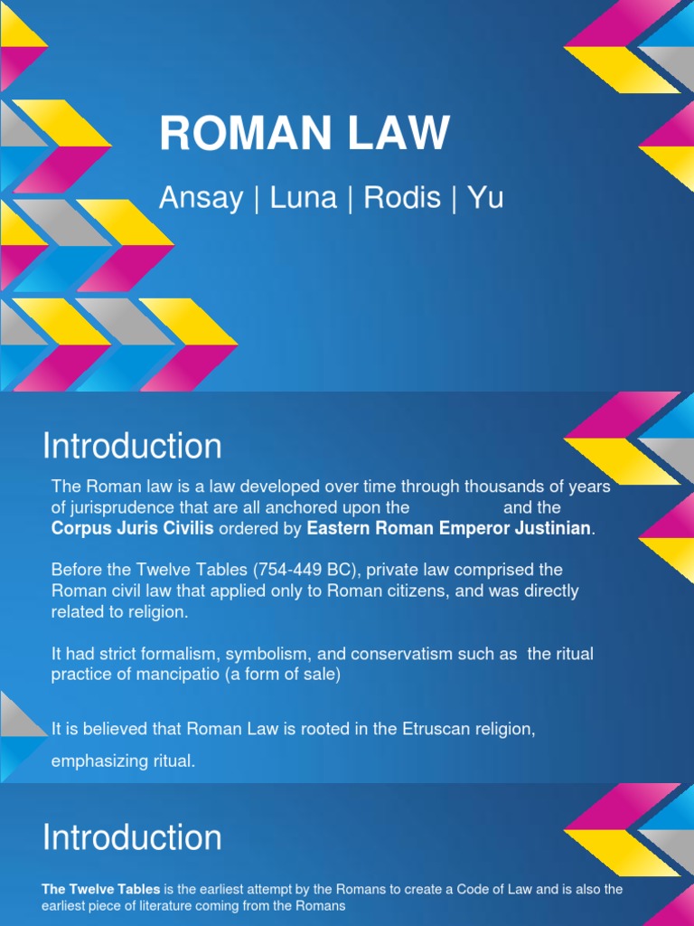 Influence of Roman Law on Modern Systems | PDF | Roman Law | Jurisprudence