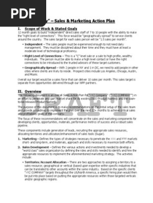 Sales & Marketing Plan