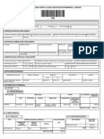 Formulario de Declaracion