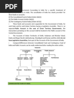 Classification of Government Accounting in India For A Specific Treatment of Government Accounts in India