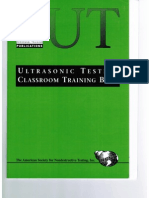 PTP Ultrasonic Testing Level 1