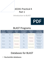 LSM2241 Practical 4: Introduction To BLAST