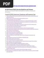 Download Oracle Pl SQL Interview Questions and Answersdocx by skills9tanish SN244977462 doc pdf
