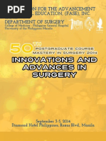 Download 50th Postgraduate Course Souvenir Programme of the UP-PGH Department of Surgery by PGH Department of Surgery SN244986126 doc pdf