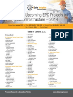 Factbook of Upcoming EPC Projects in India Infrastructure - 2014
