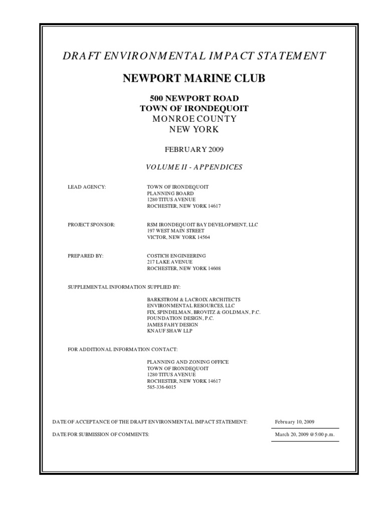 Complete Appendix A-1 Vol II | PDF | Environment | Natural Environment