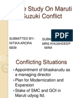 Case Study On Maruti Suzuki Conflict